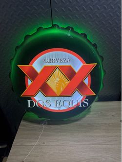 Dos Equis neon sign