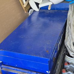 Blue Metal Tool Box