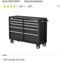 CRAFTSMAN 2000 Series  10 -Drawer  52 Inch Toolbox
