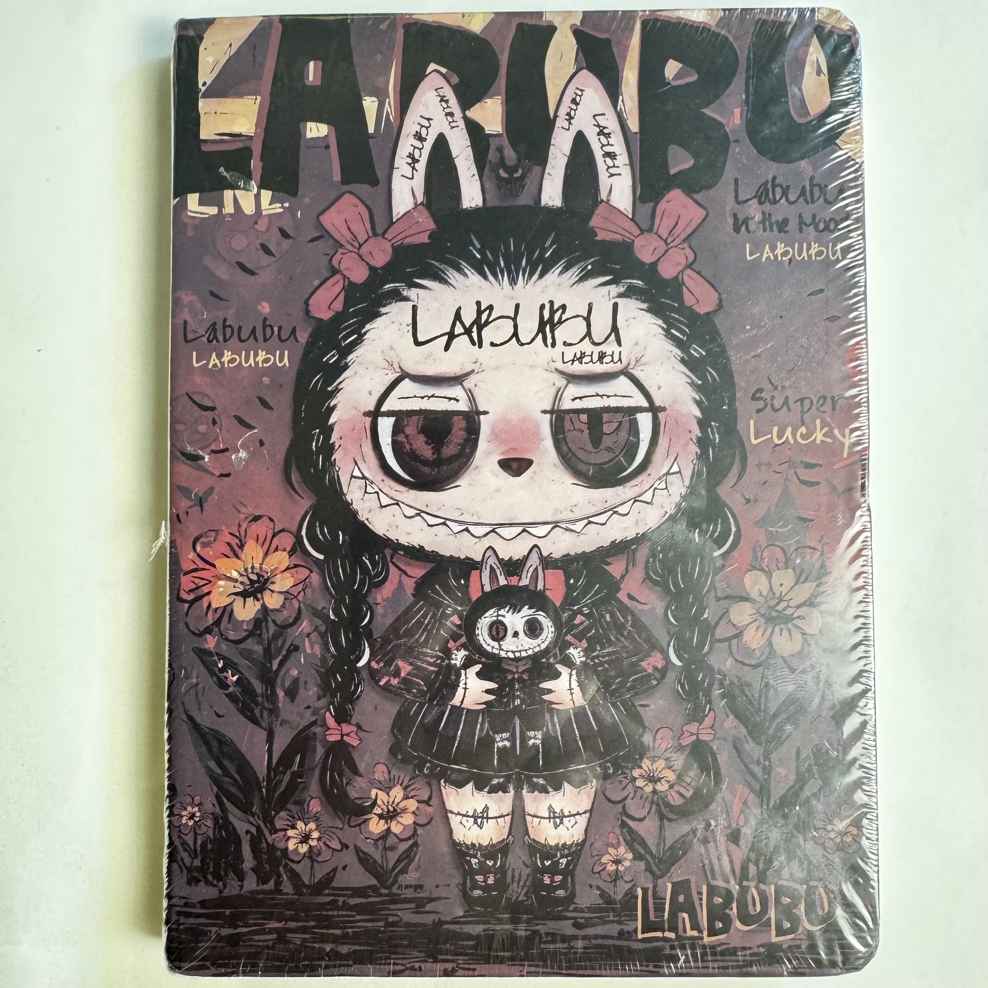 POP MART LABUBU The Monsters Character Colorful Notebook Wednesday