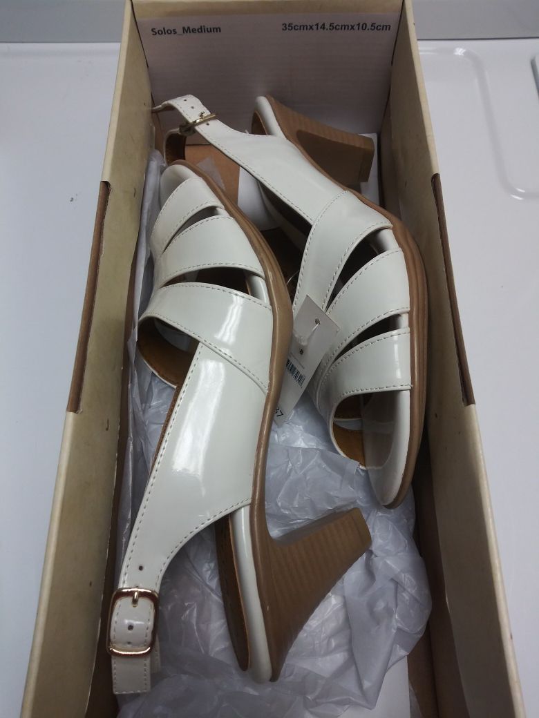 White low heels