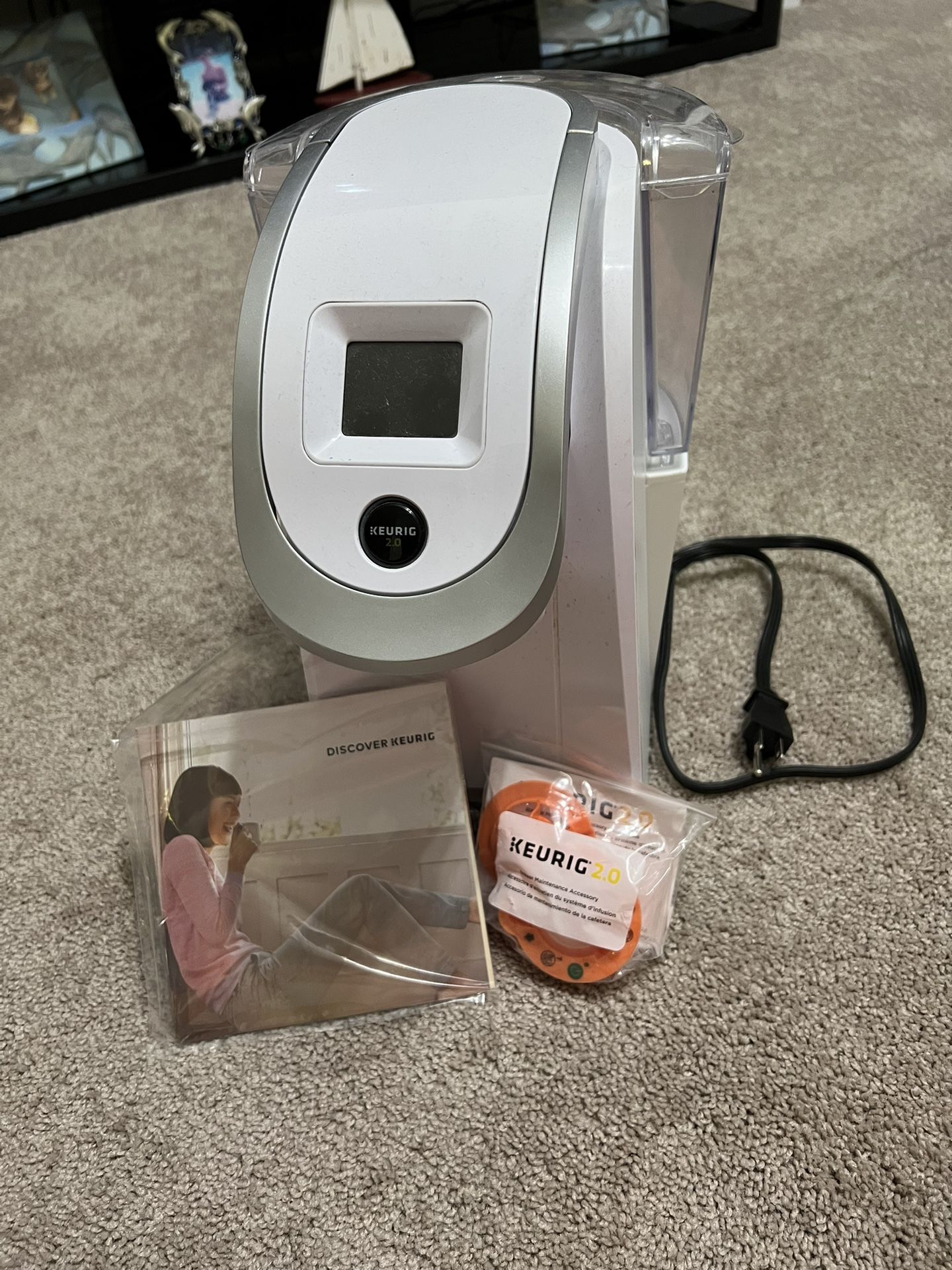 White Keurig Coffee Station