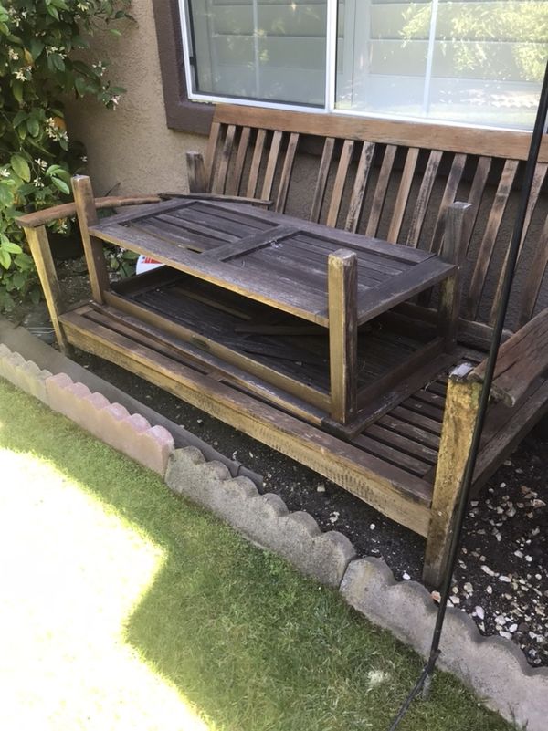 Broken Smith Hawkins Wood Patio Furniture Free If You Want It For Broken Smith Hawkins Wood Patio Furniture Free If You Want It For In San Jose Ca Offerup