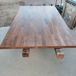 Wood Kitchen Island Table Top - $300