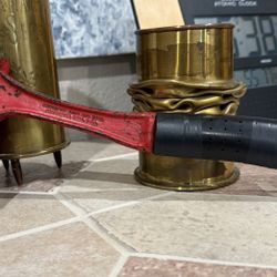 Vintage Bridgeport Hardware Mfg Corp Carpenter Hatchet Sold Steel w/Rubber Grip
