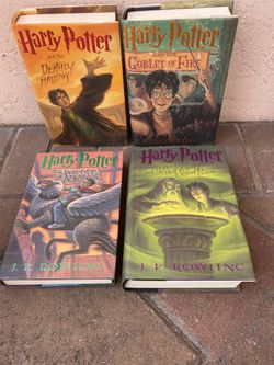 4 Harry Potter Books - All First Edition or First US Edition