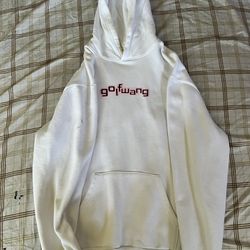 White GOLFWANG Hoodie (Large)