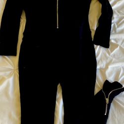 BEBE  Rhinestones Stretchy Jump Suit  XS