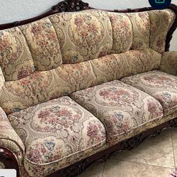 Vintage 3 Piece Couch Set 