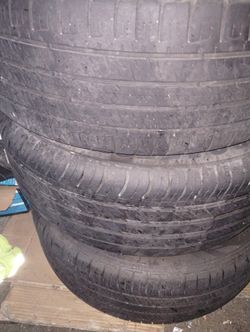 3 Tires With Rims For A 2012 GMC Terrain