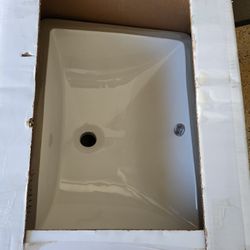Rectangular Undermount Bathroom Sink