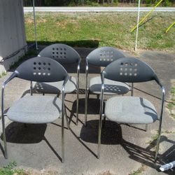 Brand new stackable Retro Chairs Six 150 Or25each