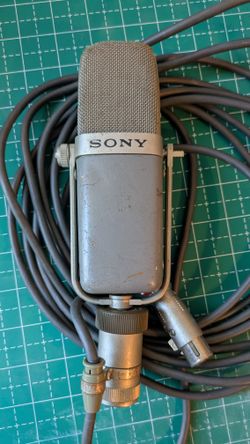 Sony C-38B Condenser Microphone. Not Working, As is.