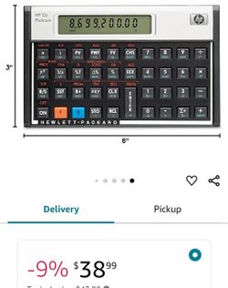 HP 12CP Financial Calculator