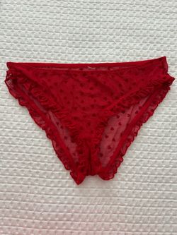 Victoria's Secret Red hearts panty