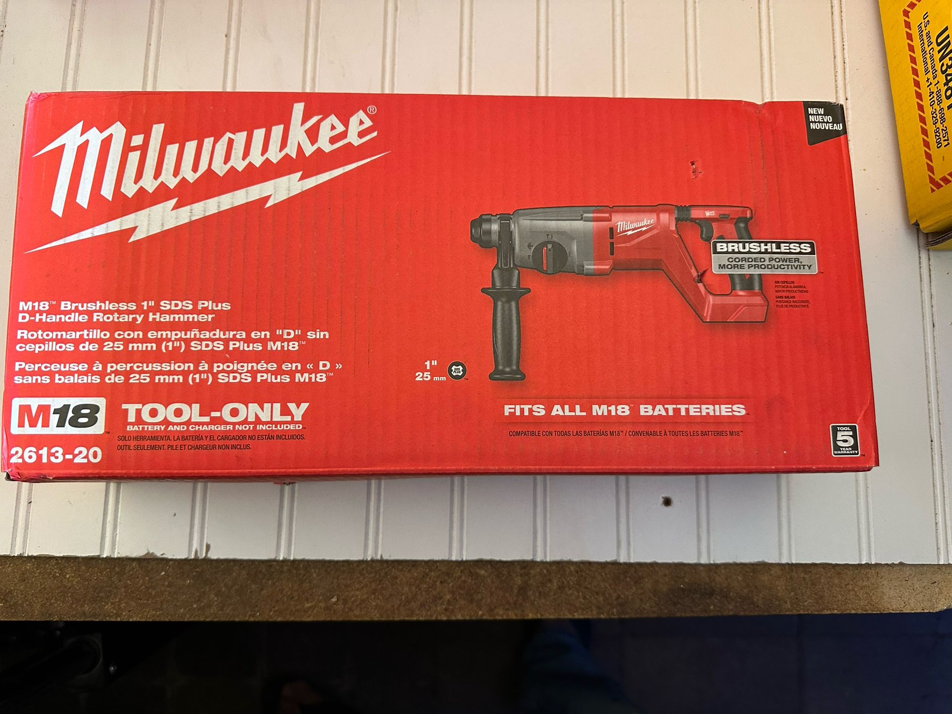 Milwaukee 1” SDS Rotary Hammer Drill Tool Only 
