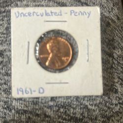 1961D Uncirculated Penny