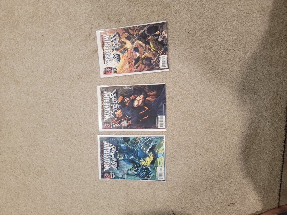 Modern Wolverine And The Punisher Comic Lot