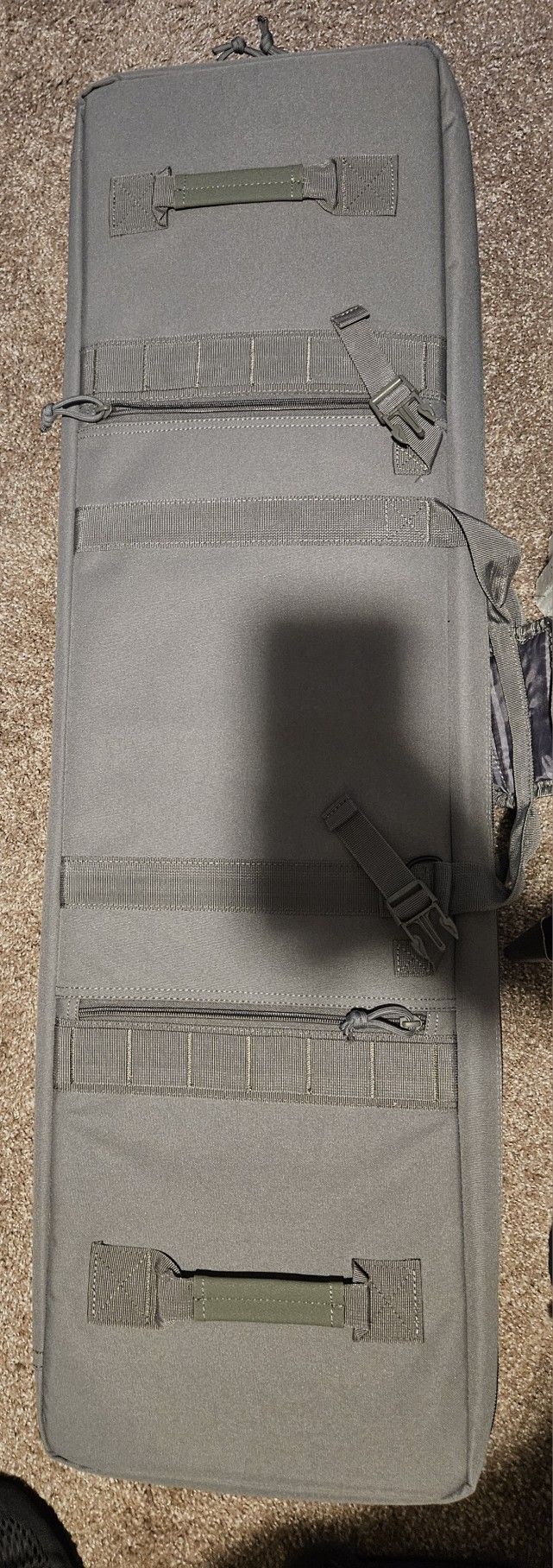 Savior Equipment Urban Warfare Tactical Double Long Gun Bag Case Backpack. SW Gray