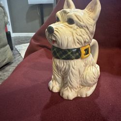 3D black Scottie dog mug by Jeffrey Banks for David's Cookies