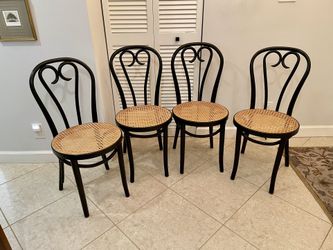 4 Antique Thonet Bentwood Chairs