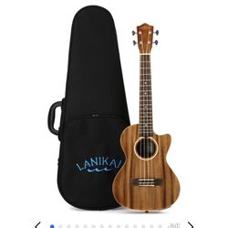 Lanikai ACS-CET Tenor Acoustic-Electric Ukulele - Natural