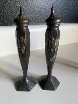 Weidlich Brothers Antique Salt and Pepper Shakers