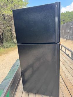 Black refrigerator