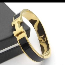 Enamel Bangle Bracelet