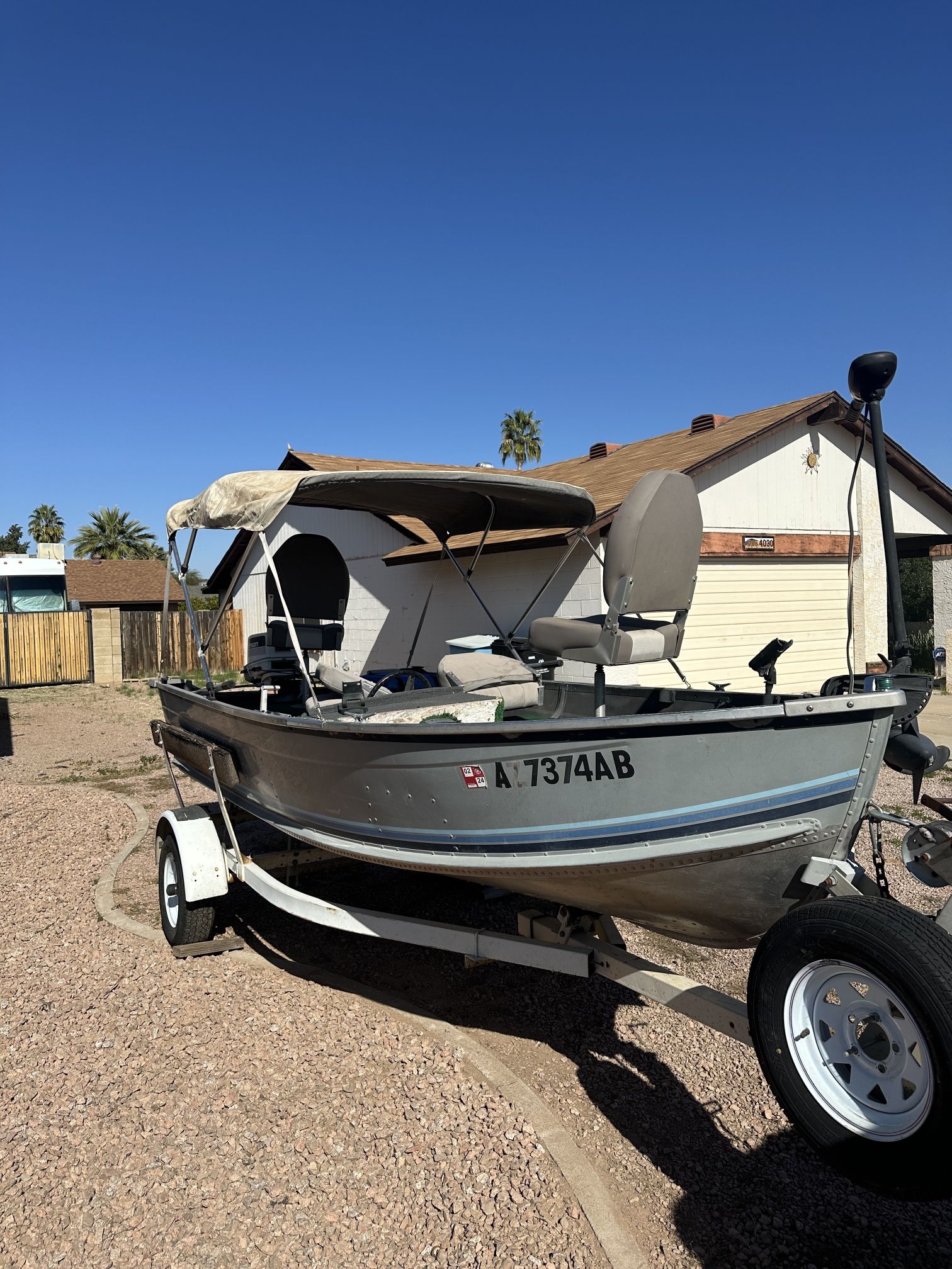 14Ft Aluminum Fishing Boat