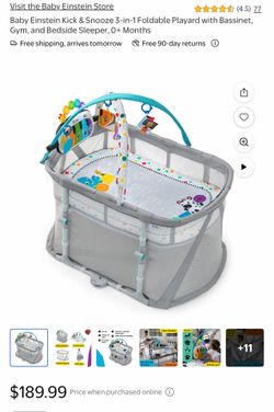 Baby Einstein Kick & Snooze 3-in-1 Playard