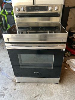 Samsung stove stainless steel stove