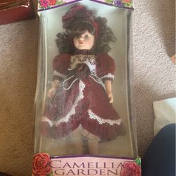 Camellia Garden Collection Genuine Porcelain Doll