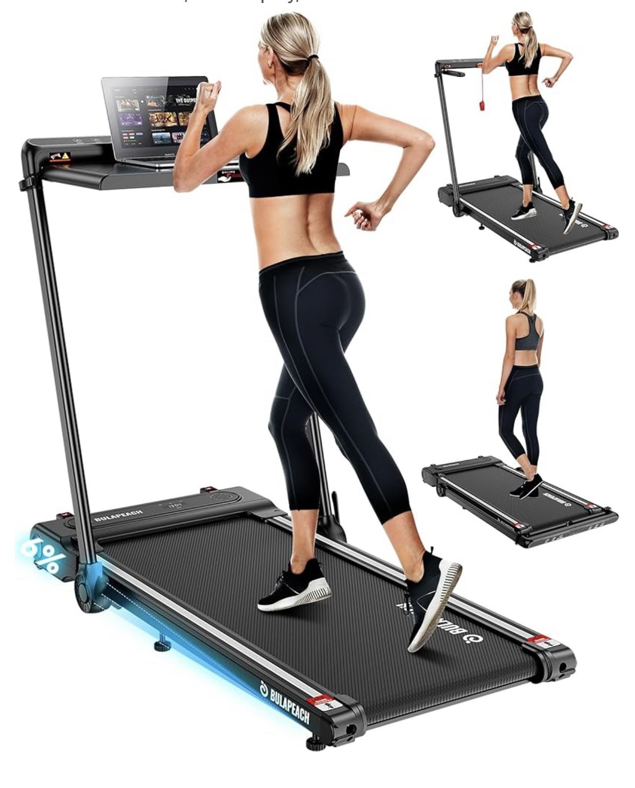 Walking Pad With Foldable Desk