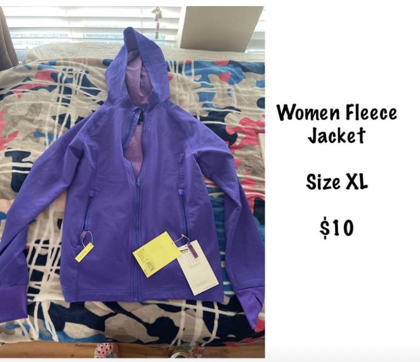 Brand- All in motion (Target) New Women fleece jacket  Size XL