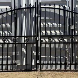 🔥 HEAVY DUTY WROUGHT IRON DRIVEWAY GATE 14FT 🔥