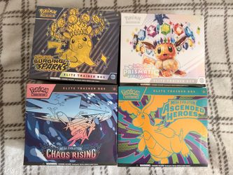 READ DESC Pokemon ETB Prismatic Ascended Heroes Surging Sparks Chaos Rising
