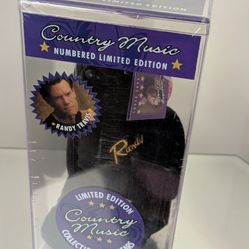 Randy Travis Country Music Numbered Limited Edition Collectible Rare Bear