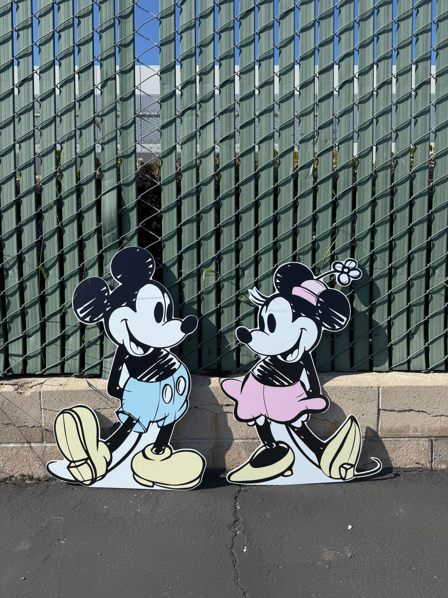 Mickey And Minnie Party Decor Props