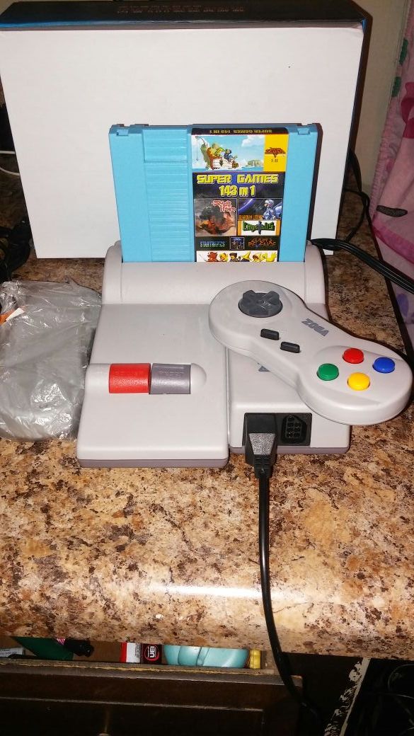 Nintendo nes toploader Remake with (143) (one hundred forty three ) best nesGames built in new