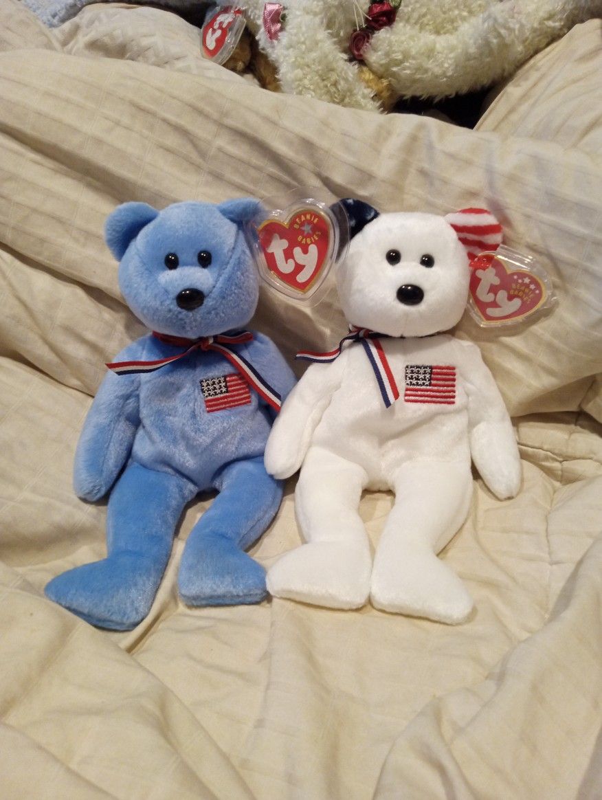 In Memory Of 9/11 Beanie Babys 