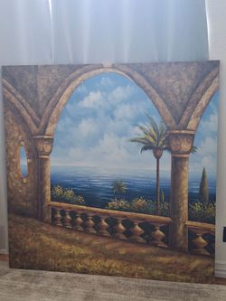 Large oil painting