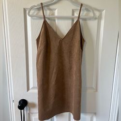 Aritzia suede dress 