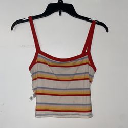 Colored Crop Tank Top Size Medium