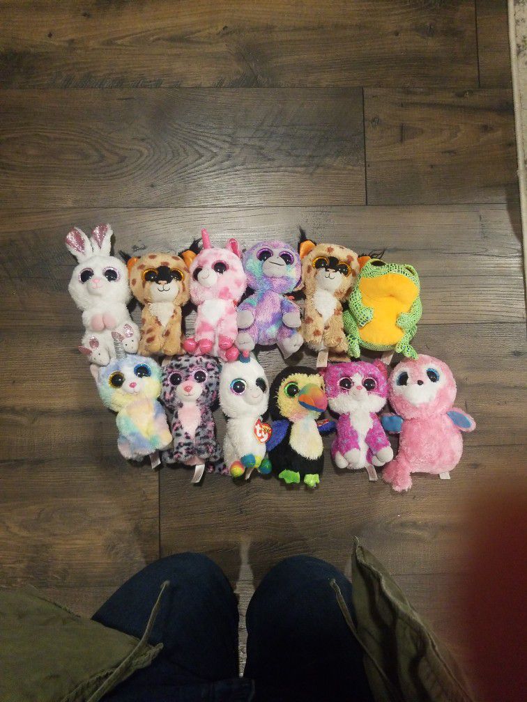 Ty Beanie Boo Lot Of 12