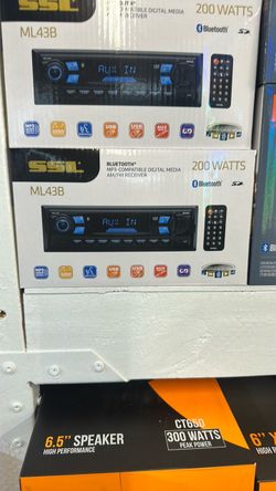 ML43B Single-DIN, MECH-LESS multimedia Player(No CD/DVD)Bluetooth