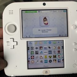 Nintendo 2ds modded with over 100 games