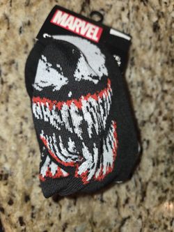 Marvel. VENOM. Men's Crew Sock. Sz 9-13. NEW