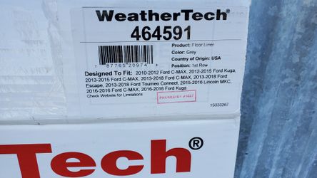 Weathertech floor mate