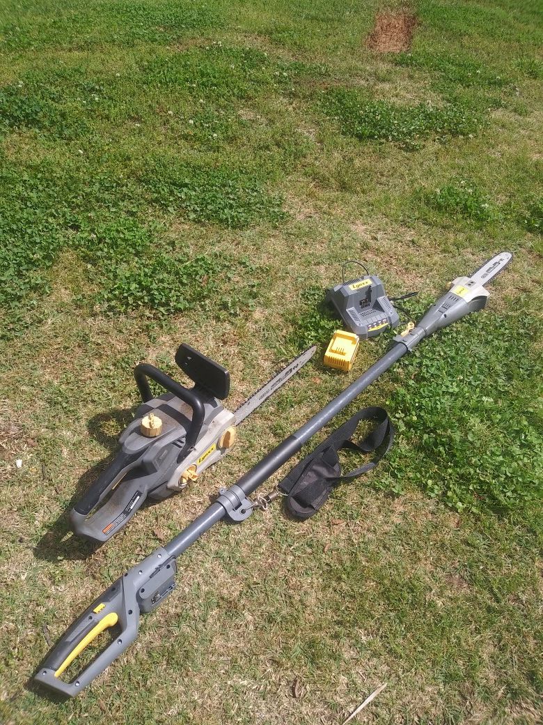 Lynxx 40V Chainsaw and Pole Saw for Sale in Rutherfordton, NC OfferUp